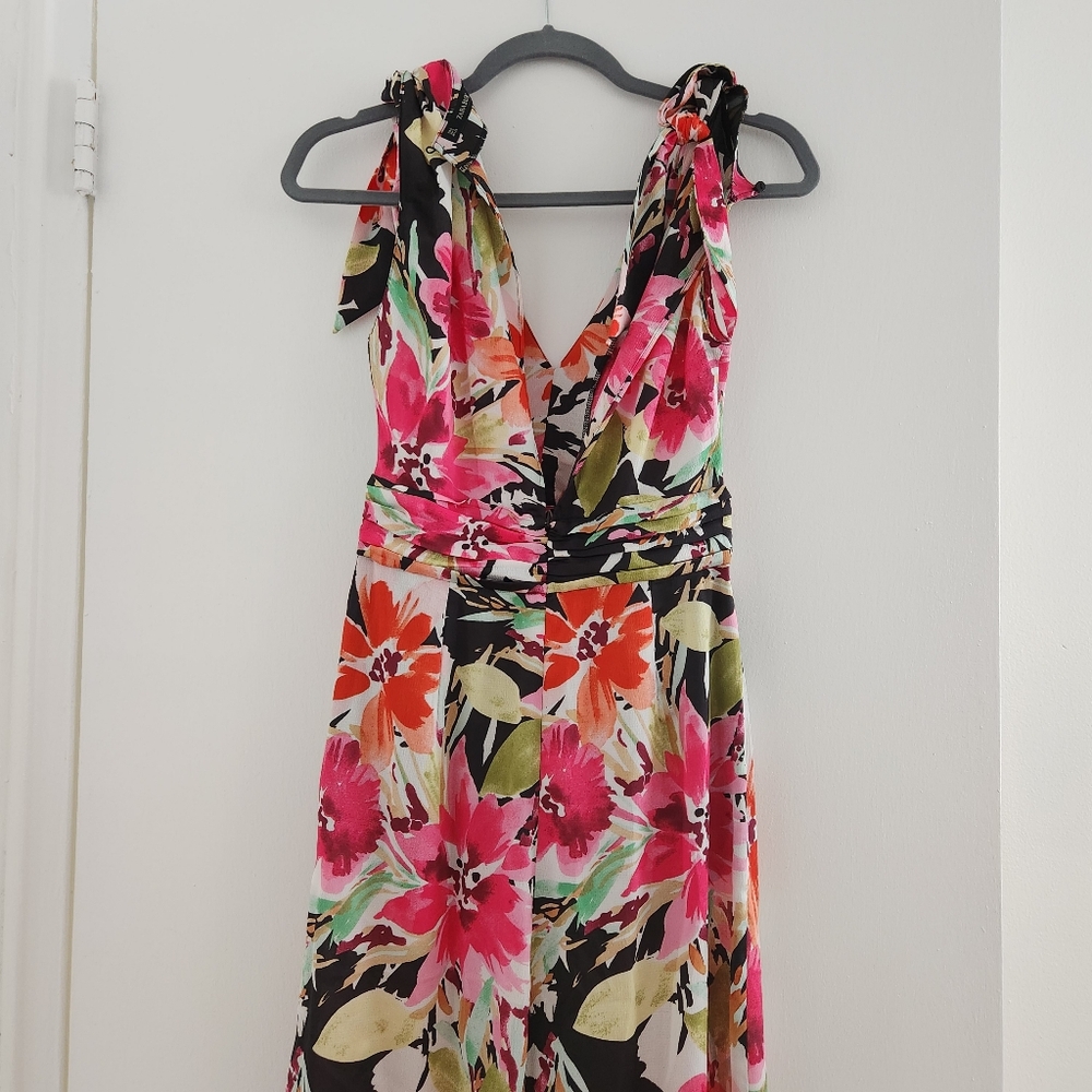 ZARA FLORAL JUMPSUIT SIZE S